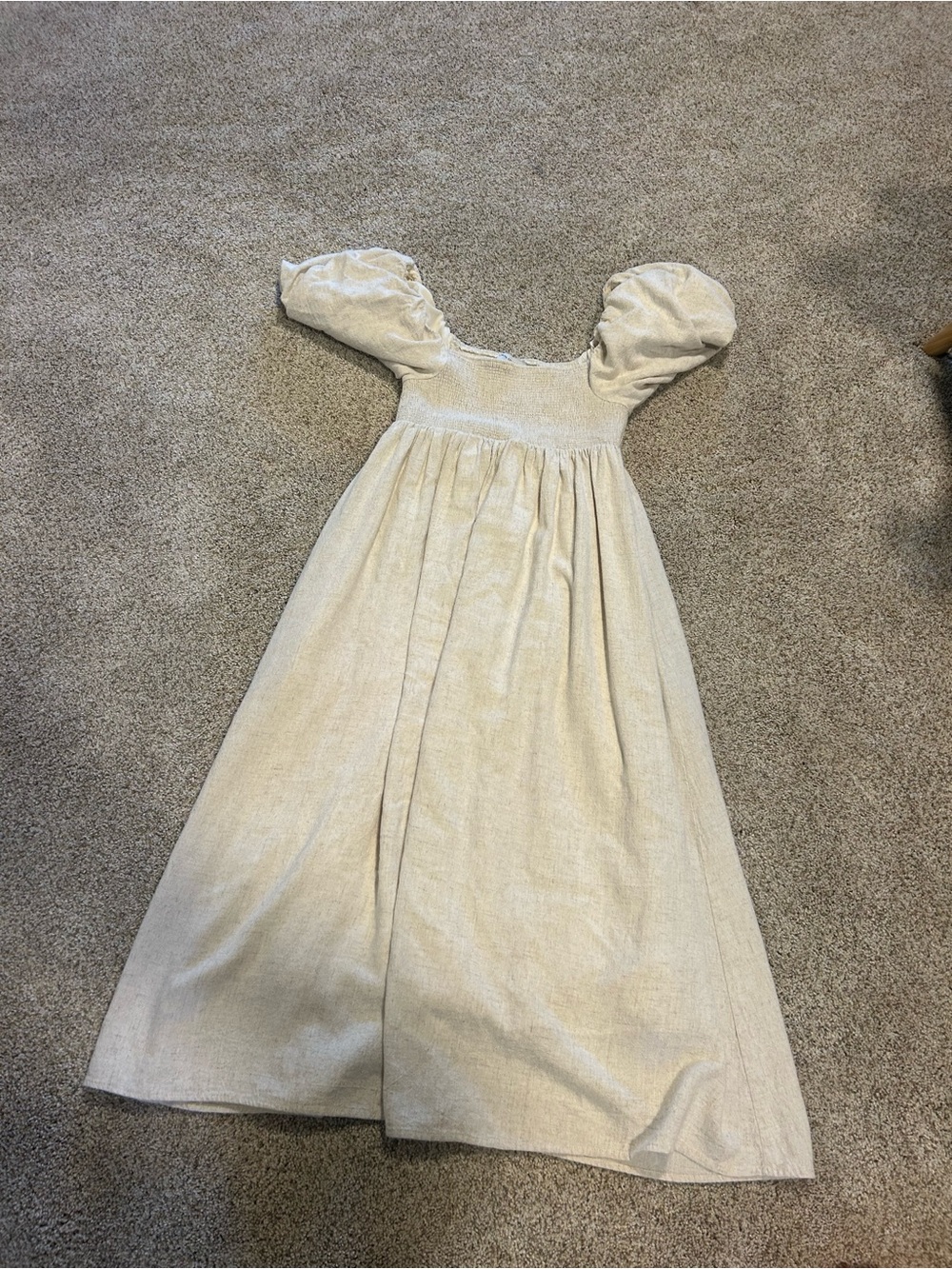 Worth Collective 100% linen midi dress